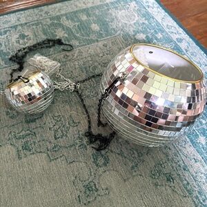 disco ball planters